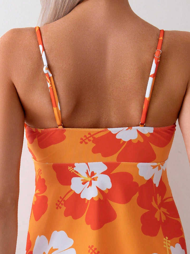 Tankini feminino estampado floral Naiara