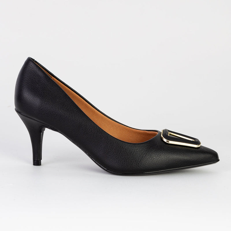 Scarpin Feminino Salto Médio com Detalhe - Vizzano