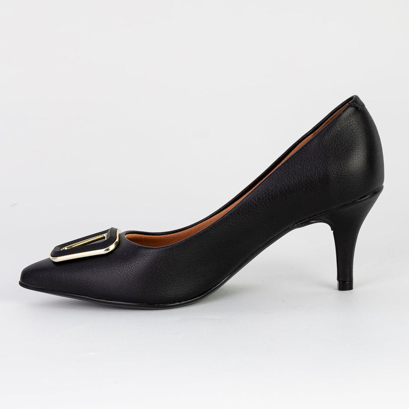 Scarpin Feminino Salto Médio com Detalhe - Vizzano