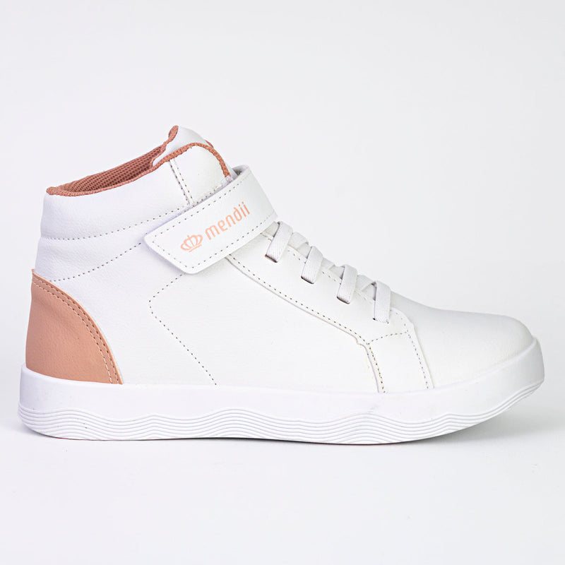 Tênis Feminino Casual Cano Alto com Velcro - Mendii