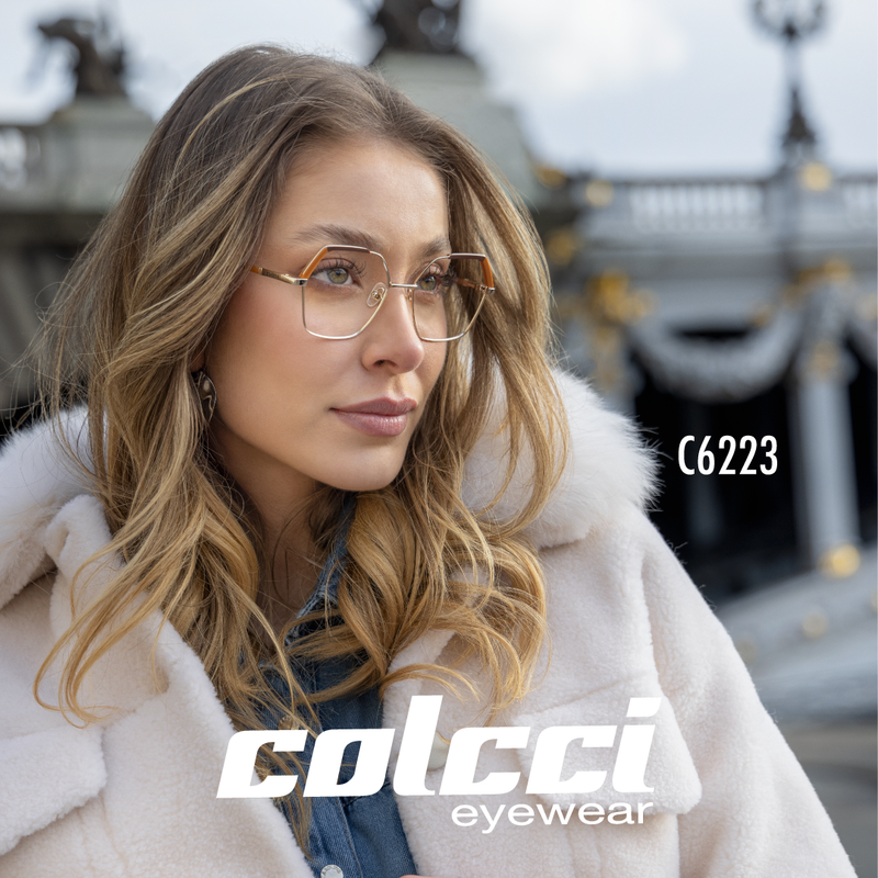 Colcci C6223 Geométrico Dourado/ Marrom - Grau - TAM 54 mm